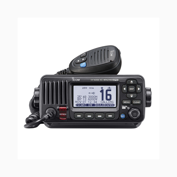 icom ic-m424g marine comms vhf fixed mount 1